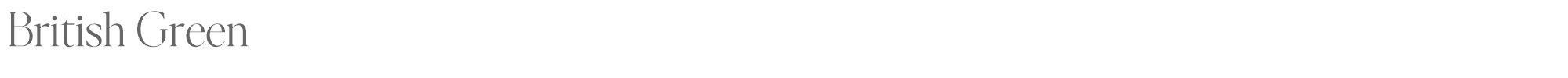 British Green British Green.otf font preview
